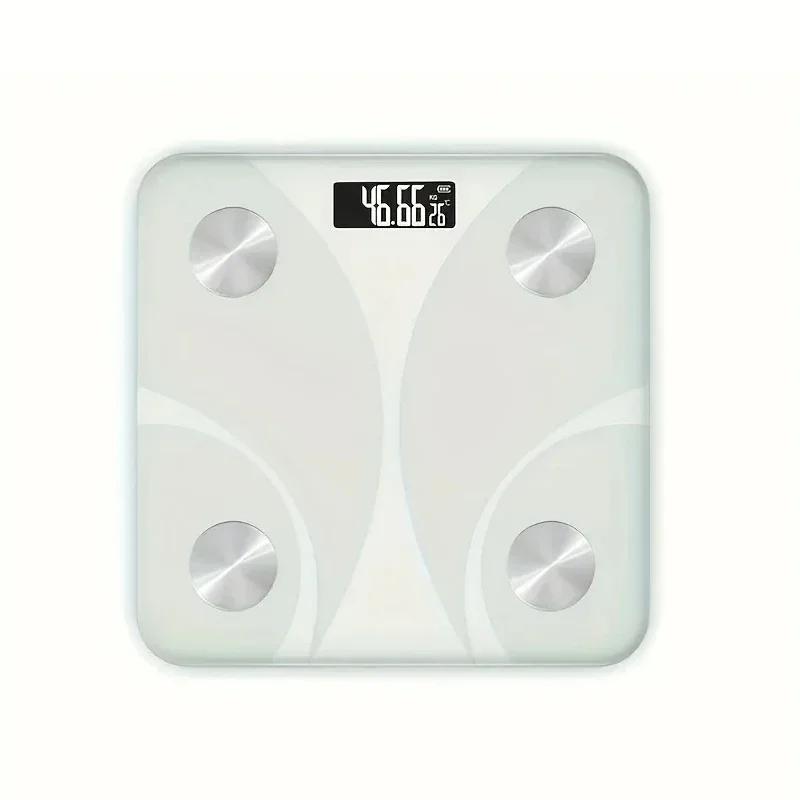 

1 шт. Бытовые весы, Человеческий ультраточный прибор для измерения роста и веса, Интеллектуальные Bluetooth весы для измерения жира в теле