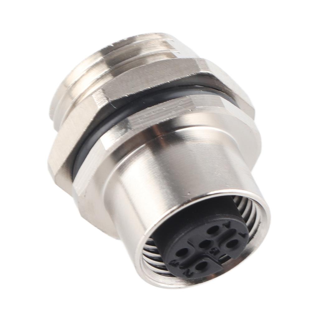 M12?B?S5 Panel Mounted Socket M12 IP67 Waterproof Connector 5pin Plug Adapter