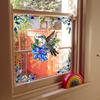 Colorful Window Film PVC Electrostatic Church Glass Decal Wall Sticker Art Mural Wallpaper for Home Decoration