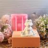Yoga Frogs Molds Casting Molds Epoxy Resin Molds Ornament Molds Plasters Molds Silicone Mould for Fondant