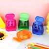 Pencil Sharpener Dual Hole Pencil Sharpener Manual Pencil Sharpeners with Lid for School Home Office Supplies (24 Pieces)
