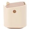 Cat Litter Trash Can with Press Type Lid Enclosed Design Compact Multipurpose Cat Waste Trash Can