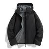 Outdoor Hooded Jacket Windproof Waterproof Breathable Casual Hiking Camping Fishing Travel Coat
