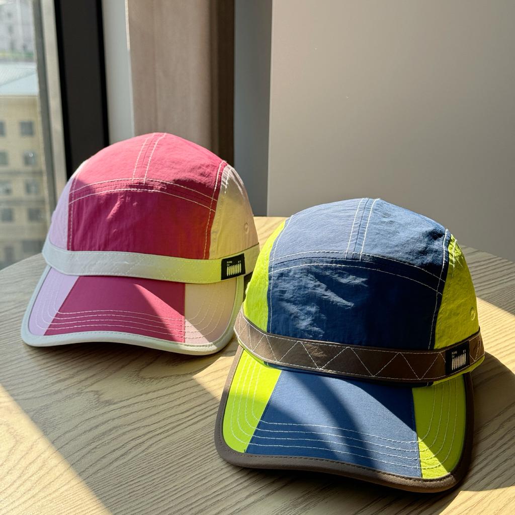 Spring and summer American color matching cap women's quick-drying wide-brimmed sun hat new casual fashion baseball cap hat