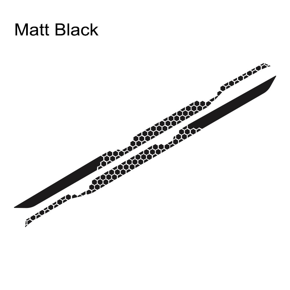 Car Waist Line Decor Sticker For Volkswagen-VW T-cross R line Racing Sport Stripes Honeycomb Graphic DIY Vinyl Decal Accessories