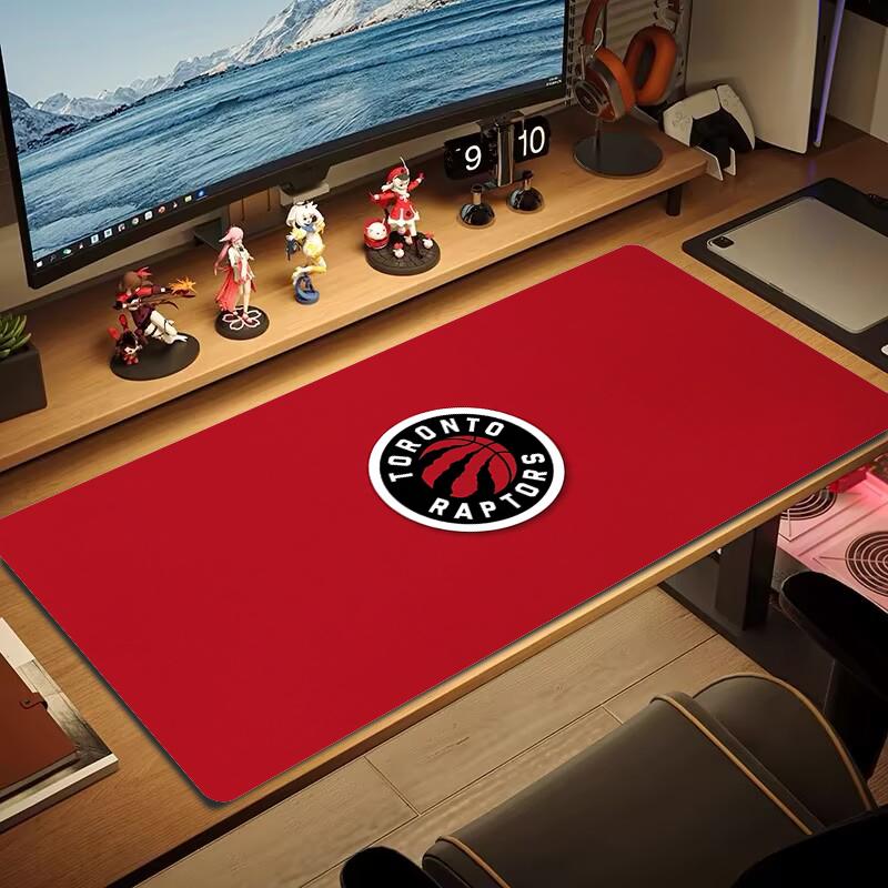 Toronto Raptors Mouse Pad Large Gaming Table Cushion Nonslip Laptop Tablet Big Mousepad Xxl Mat Mini Pc Playmat With Lock Edge