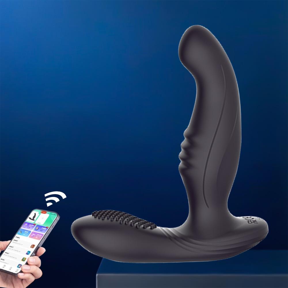 Wireless Remote Prostate Massager with Heating, G-Spot & Anal Stimulation for Instant Orgasm.