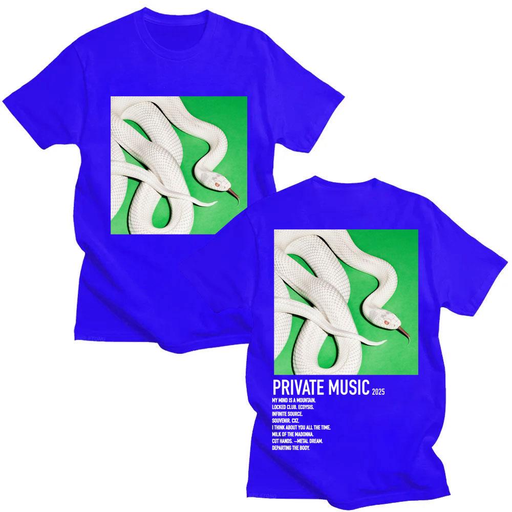 Rock Band Deftones Private Music Album Snake 2025 T-shirt Fashion Hip Hop Vintage Male T Shirts Men Women Cotton Loose Tee Shirt