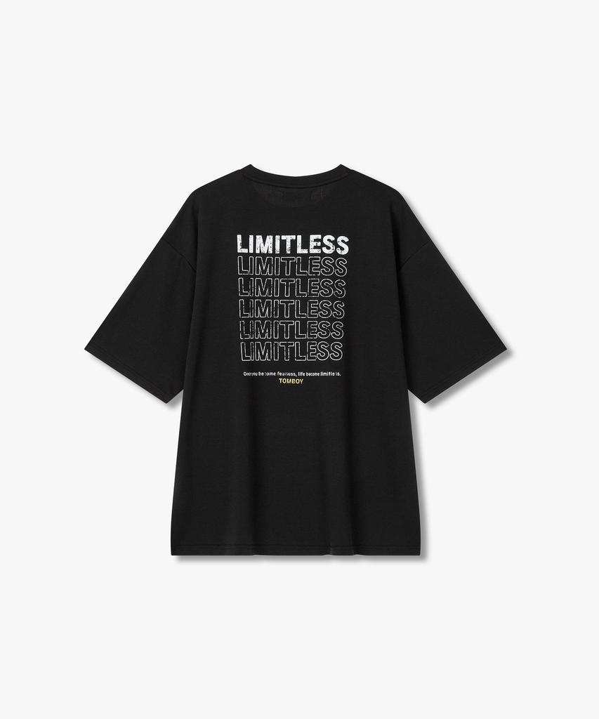STUDIO TOMBOY Litmitless Reversible Graphic T-Shirt_Black 9176222987