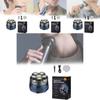 Electric Shaver With Magnetic Rotation Heads Rechargeable For Men Grooming
