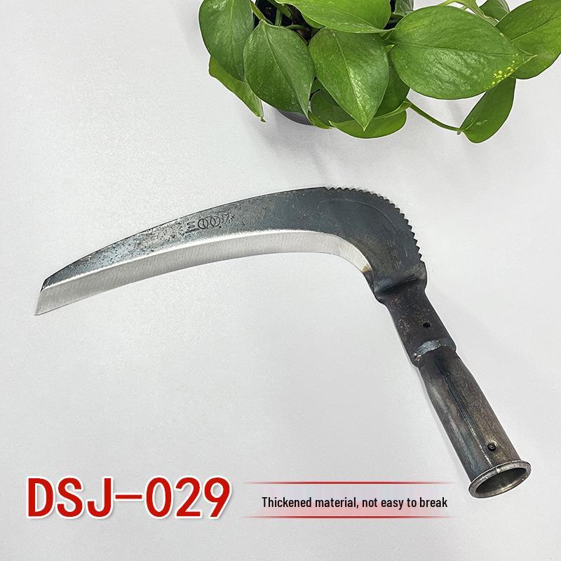 Long-Handled Agricultural Sickle for Cutting Weeds and Reeds
