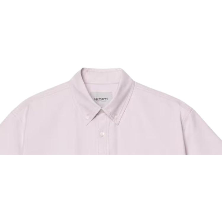 Carhartt WIP Braxton Shirt With Chest Pocket Loose Fit Casual Button Closure Short Sleeve Men shirts I031454-3MO-XX