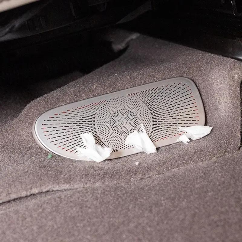 For Zeekr 7X 2025 Seat Under Air Outlet Cover Stainless Steel Car Air Vent Cover Under Seat Air Conditioner Duct Outlet Covers