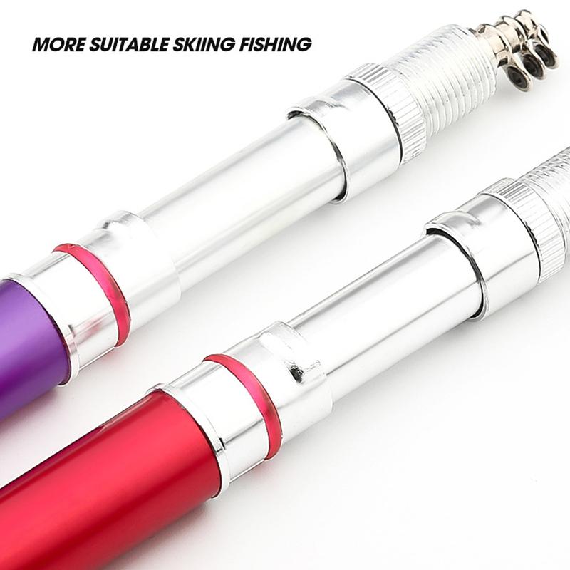 1M Pen Rod Set Mini Spinning Reel Fishing Rod Telescopic Pocket Fishing Rods Fishing Rod Set