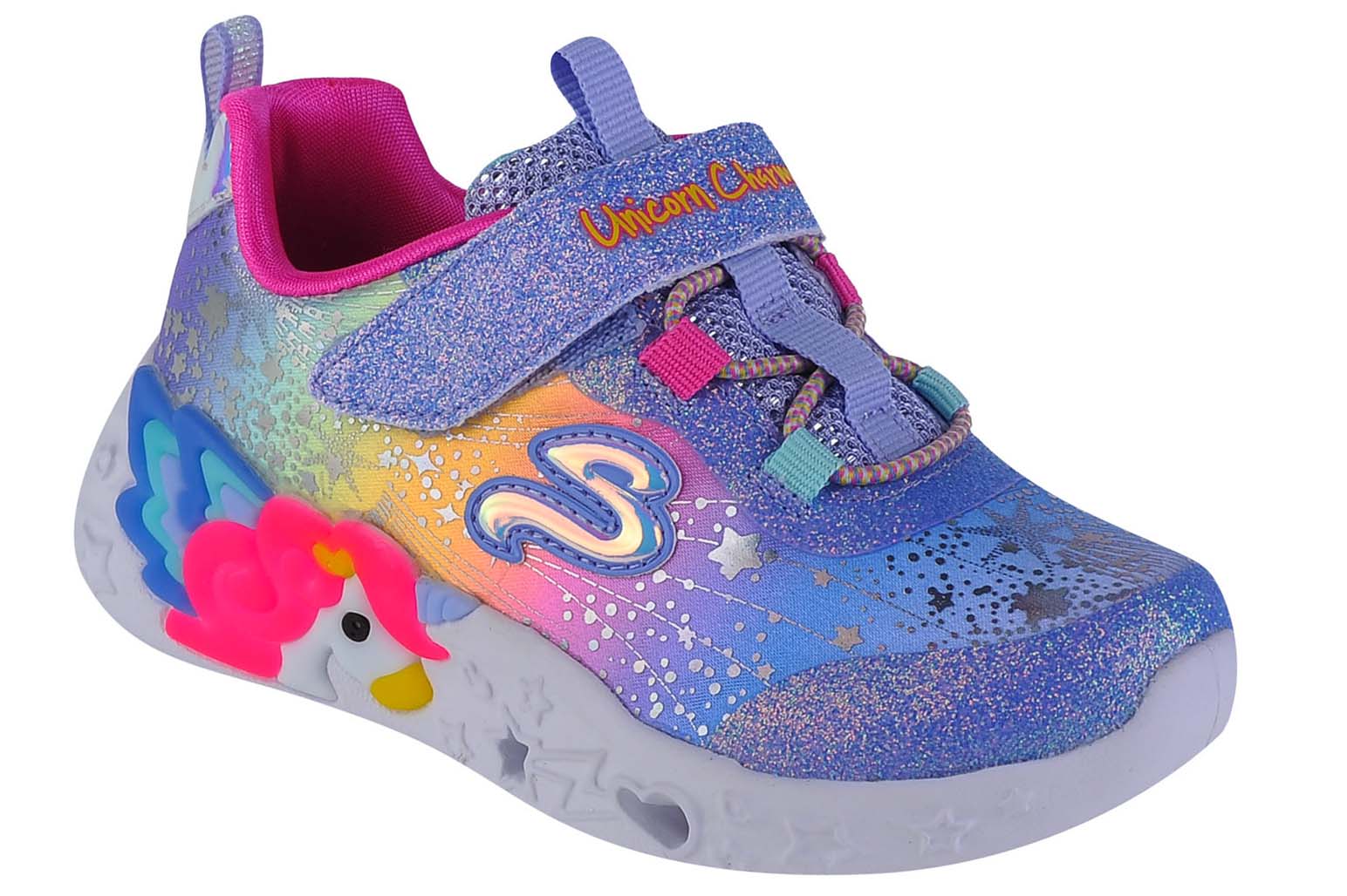 Skechers Unicorn Charmer - Twilight Dream, pour Fille bleu Baskets 22 bleu