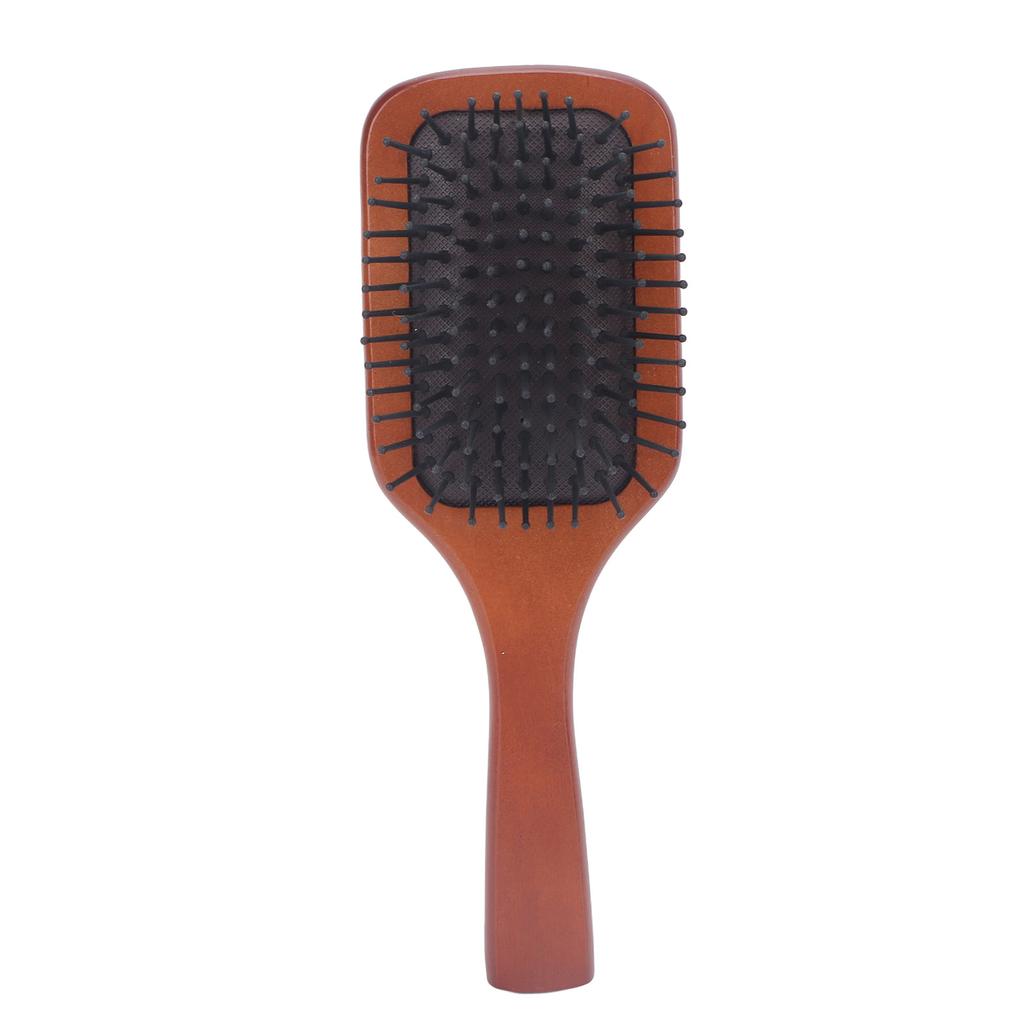 Paddle Hair Brush Wooden Handle Easy Detangling Scalp Massage Hair Brush Comb for All Hair Types