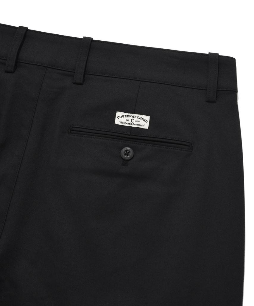 COVERNAT Semi-Wide Chino Pants Black