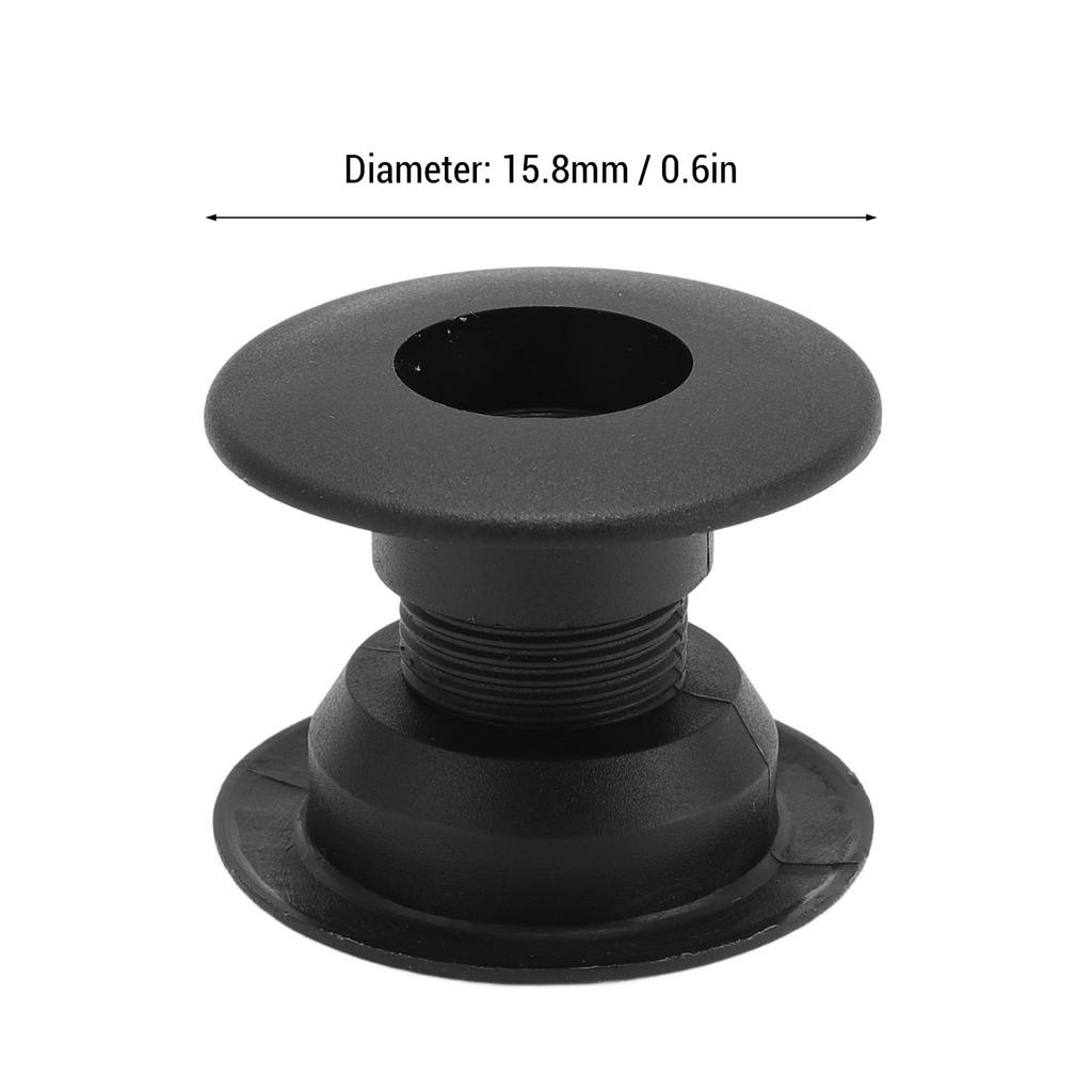 10 Pairs Table Foosball Bushings Black 15.8mm Table Football Board Bearings for 5529 Foosball Table Shafts