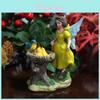 Fairy Princess Resin Miniature With Bird For Home And Party Decorations