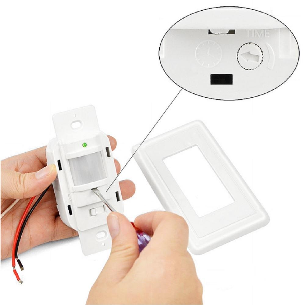 Automatic PIR Occupancy Motion Sensor Light Switch Auto On Off Infrared 110V/AC