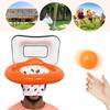 Inflatable Basketball-Hoop Throwing Toys Include Ball Party Game Set For Kid Adults Birthday Party Indoor Outdoor Game