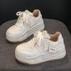 Panda Little White Shoes Women's 2025 Spring and Autumn New Casual Thick-soled Heightening Dad Shoes Muffin Sole Small Board Shoes