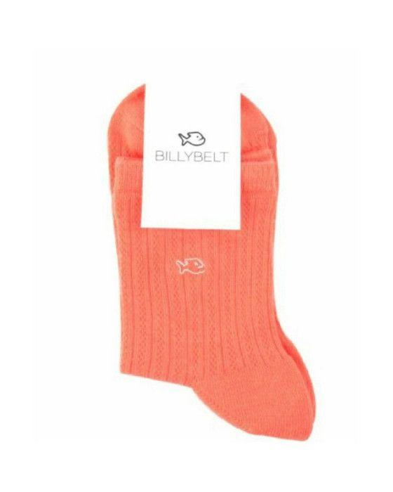 Chaussettes - Billybelt - Orange chiné - Dentelle - Taille unique - Usage occasionnel