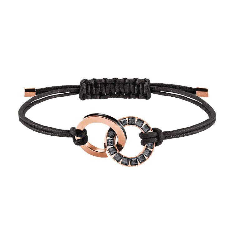 Swarovski Alto Double Ring Bracelet Men Bracelet Black 5429899 Black