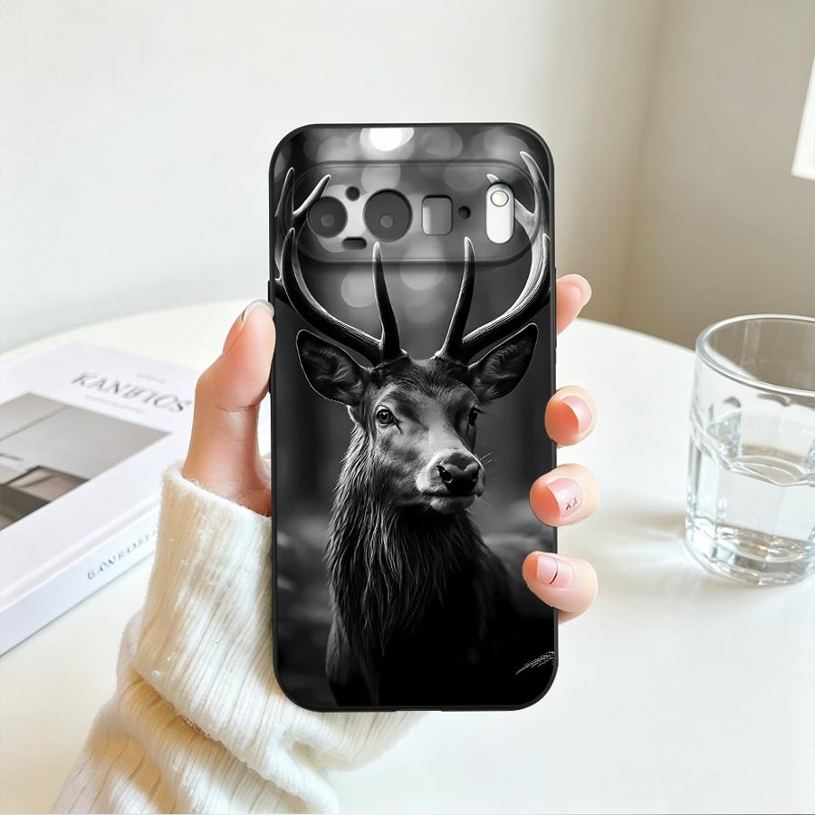 Case for Google Pixel 10A 6 7 8 Pro 9a 7a 6a 10 9 Pro XL 8a Funda Phone Cover Monochrome Stag