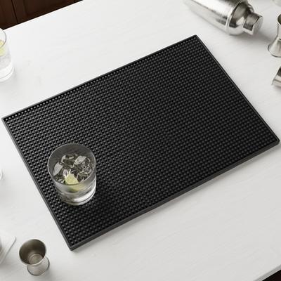 Bar Mats Countertop Coffee Mat, Service Spill Mat for Cocktail Bartender Kitchen, Counter Top Cup Glasses Dish Drying Mat