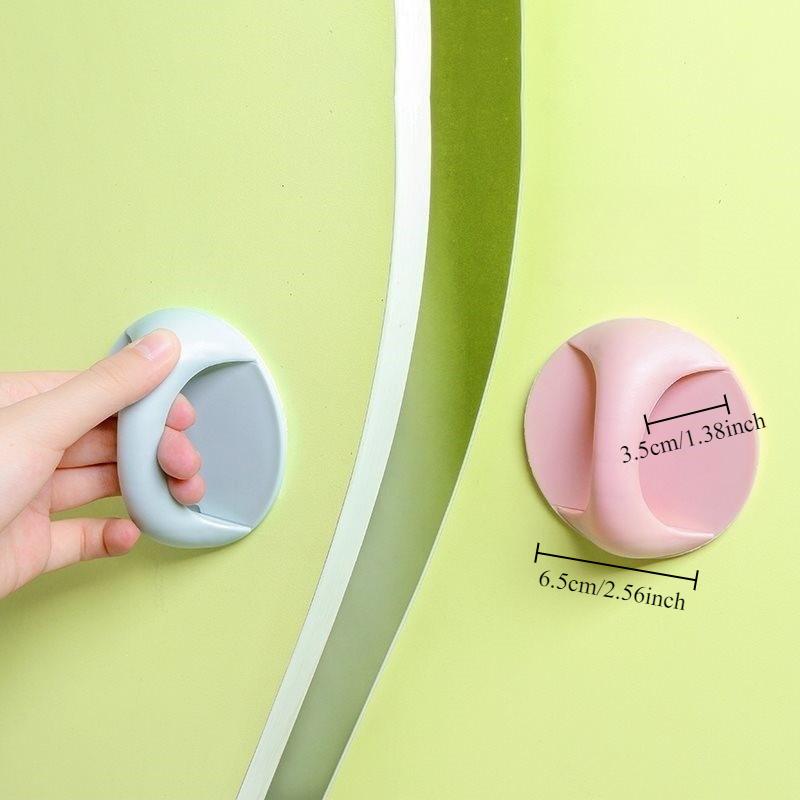 Door Handle Non Perforated Window Adhesive Wardrobe Handle Strong Adhesive Balcony Glass Sliding Door Hook