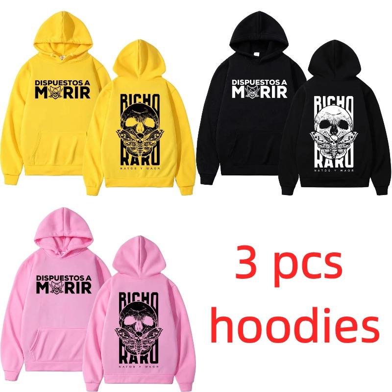 Unisex Gothic Skull Hoodie Y2K Aesthetic Oversized Sweatshirt Vintage Graphic Pullover HipHop Men's Women's Hoodies Top