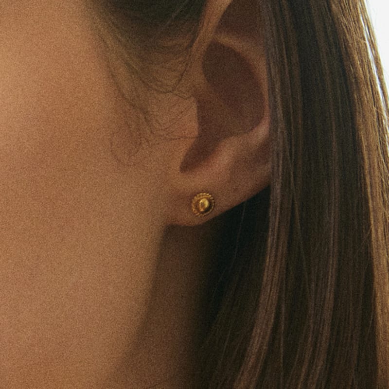 

MCCOII 14k classic earring(1EA) PINK