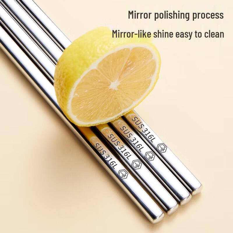 

ZISIZ 316L SS Ceramic Hot Pot Chopsticks