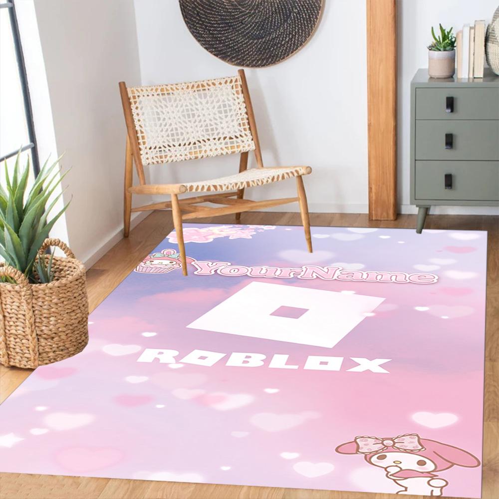 Roblox 14 Customize Text Floor Rug Office Rug Design for Decorate room Dormitory Foyer Balcony Antislip Carpet Office home decor