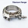 1.75-4..0" SS V Band Clamp  Male Female Titanium Flanges Set for Auto Exhaust High Anti-Rust Metal Nut