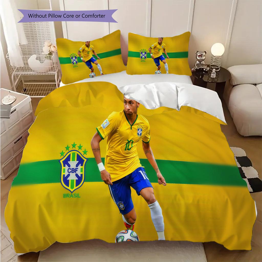 Biancheria da letto Azione Lionel Messi Stella dell'Argentina (1 * copripiumino + 2 * federa, senza nucleo) Set biancheria da letto 2D Piatto Regalo di Natale Compleanno