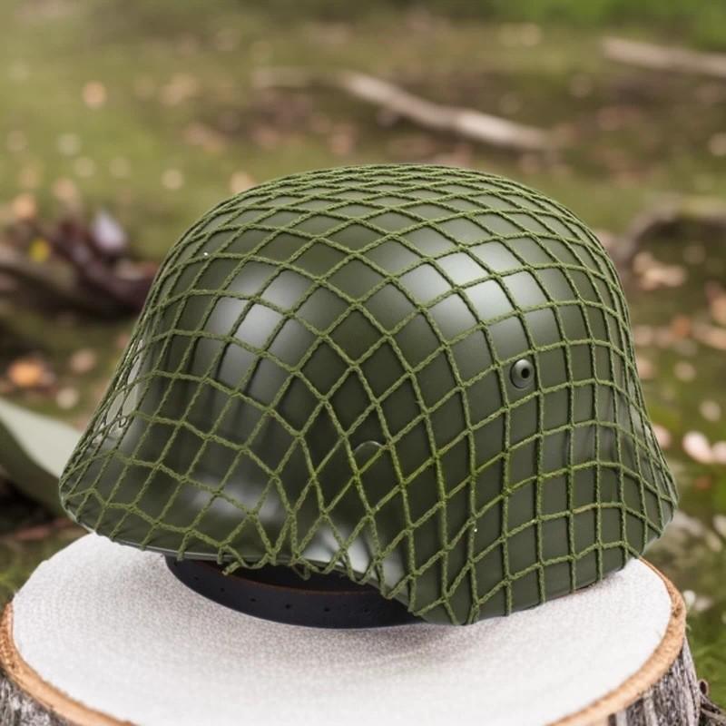 Grenzüberschreitendes taktisches Helm-Tarnnetz für M1 M35 M88 in Grün/Schwarz