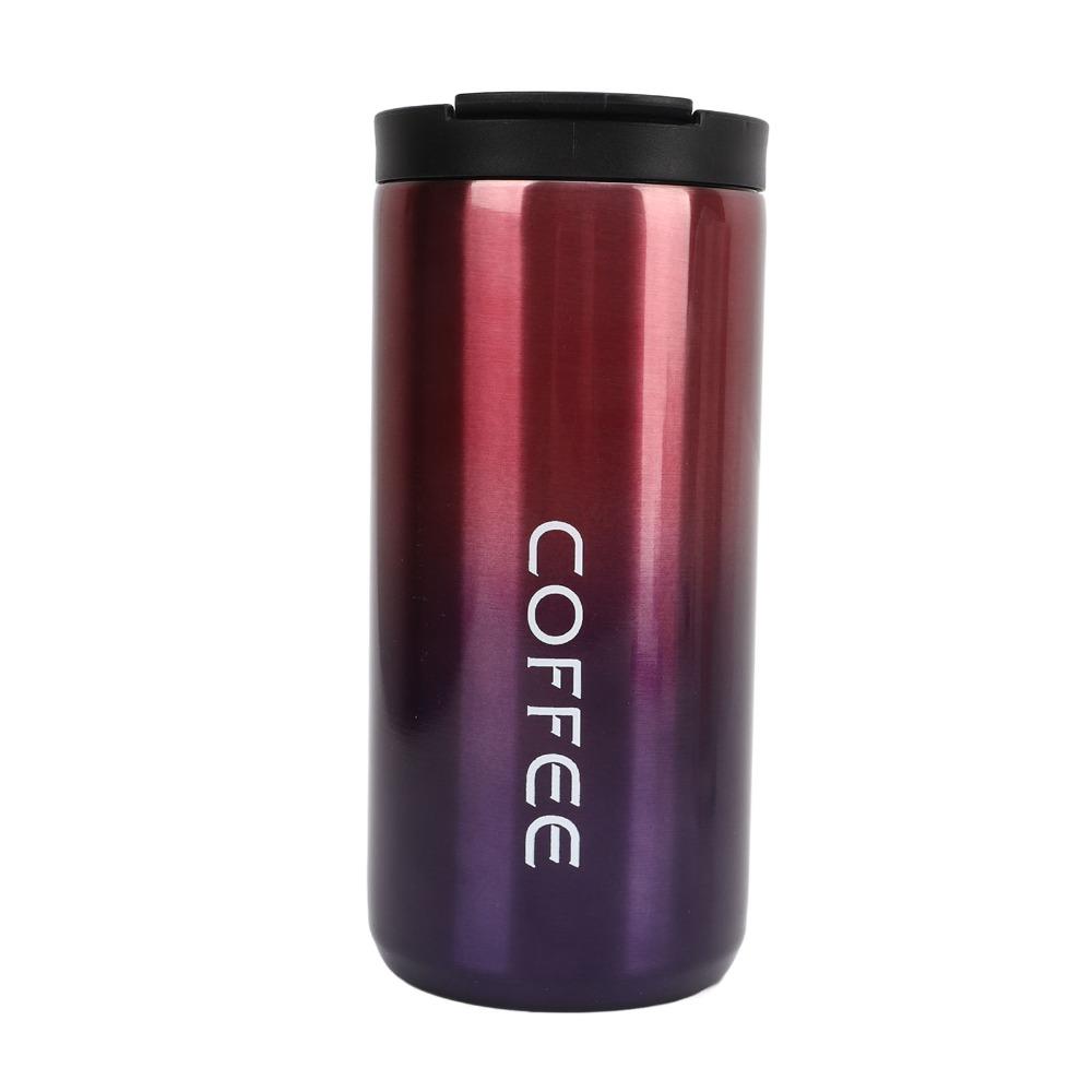 Gradient Travel Tumbler 304 Inner Water Bottle Practical Insulated Coffee Mug  Camping