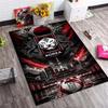 Korea Football Tiger Emblem Cityscape Print Area Rug Korean Soccer Non‑Slip Rectangular Floor Mat Sports Fan Bedroom Home Decor Rug