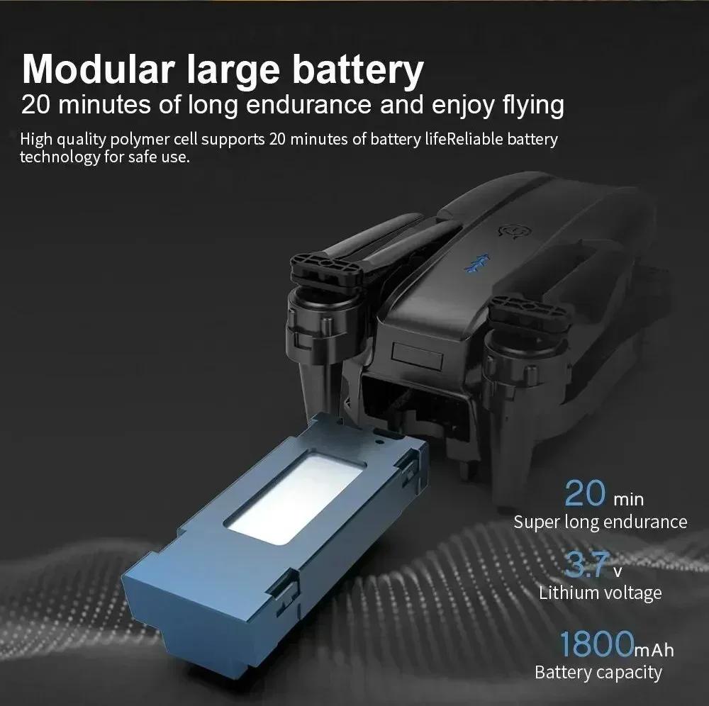 Novo Drone RC E99Pro 4K Profissional com Câmera HD Dupla Grande Angular Helicóptero RC Dobrável 5G WIFI FPV Altitude Hold Venda de Avental