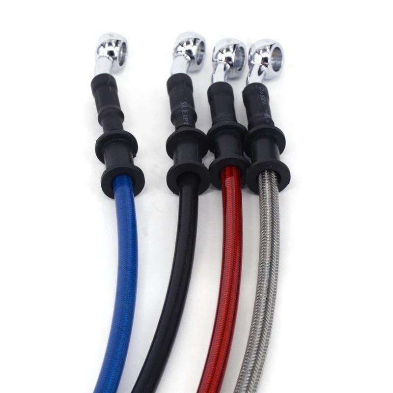 Nou 1 buc Motocicletă universală tubulatură frână Furtun hidraulic împletit cu sârmă tubulatură frână oțel gât tub frână disc