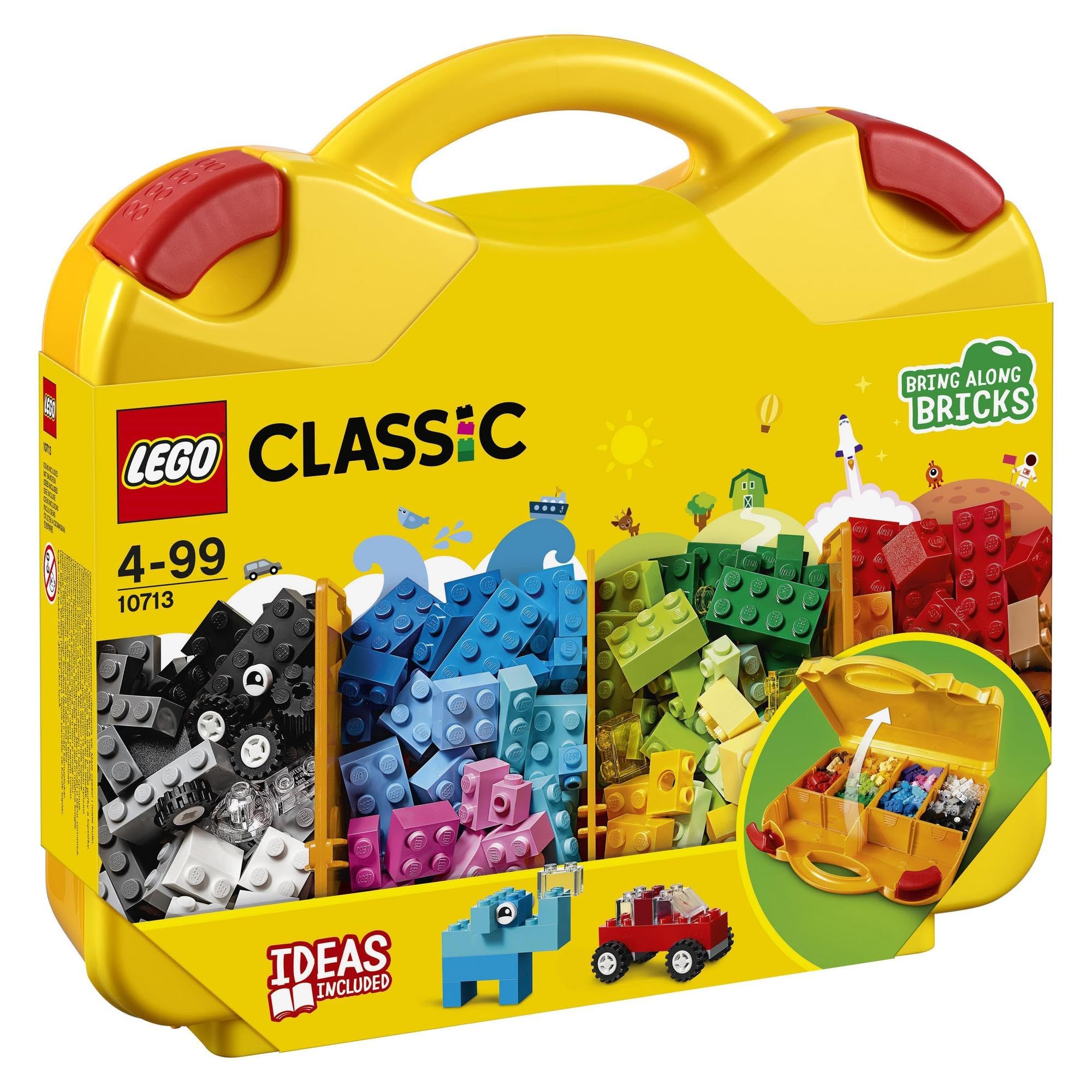 

LEGO Classic Idea Blocks (with storage case) 10713, 213-piece building blocks, perfect for ages 4 and up.