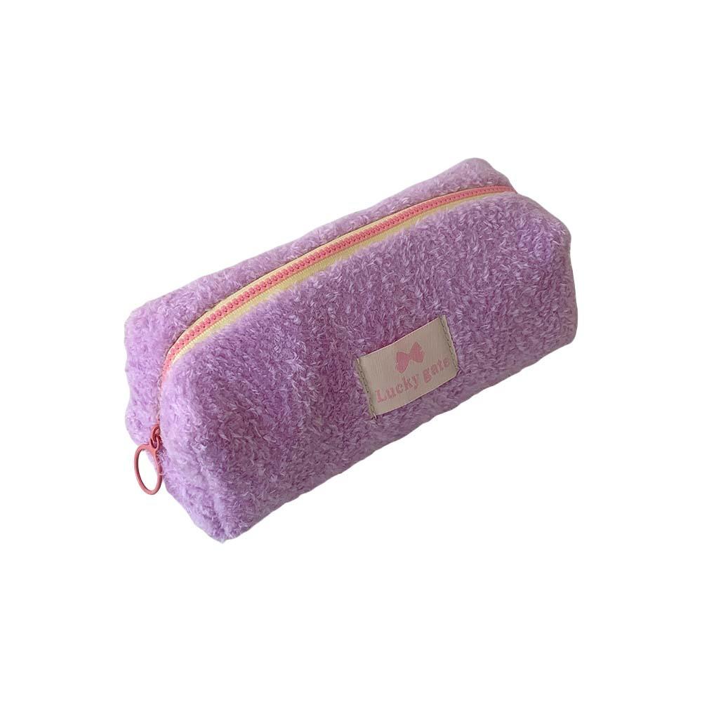 Organizér na psací potřeby Plyšová taštička na psací potřeby Pouzdro na tužky Kosmetická taštička Měkká taštička na tužky