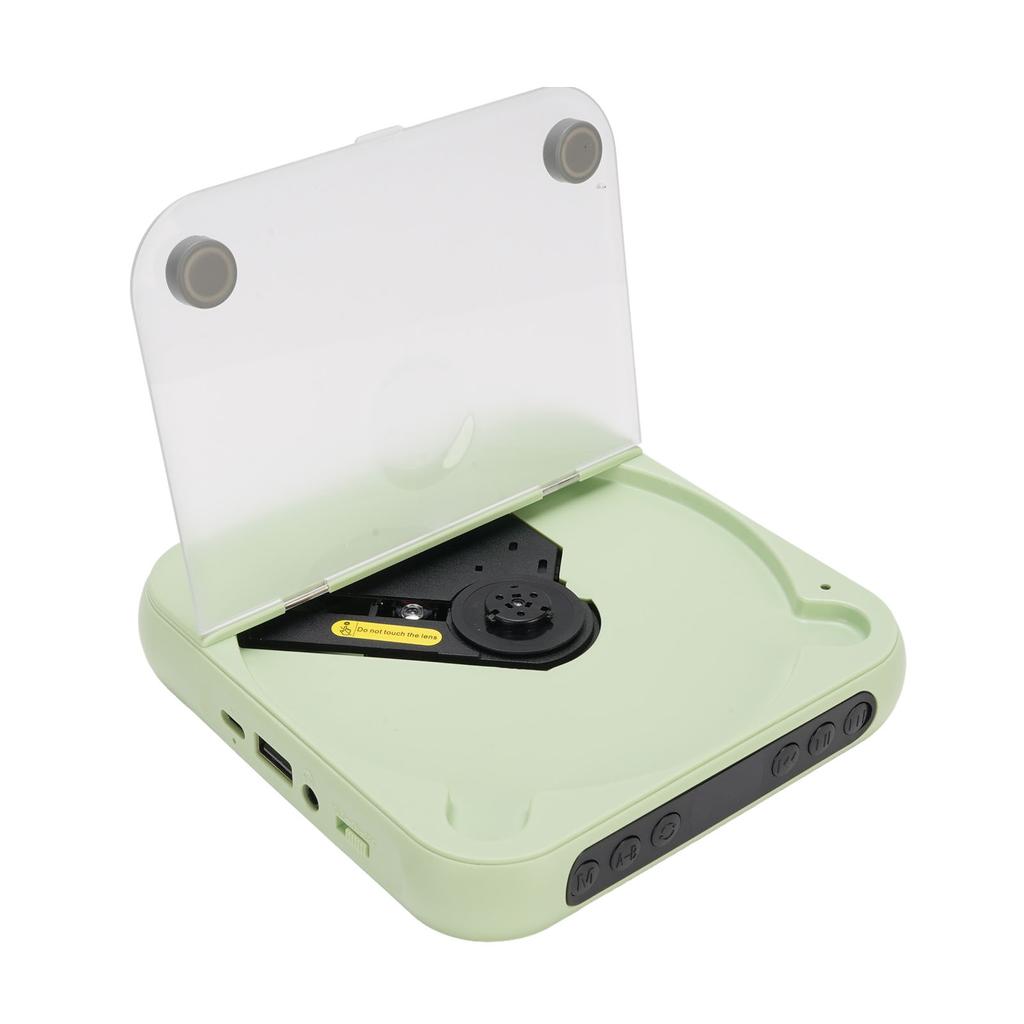 Portable CD Player Bluetooth MP3 Stereo Sound Desktop CD Music Player with Headphone and Sound Cable