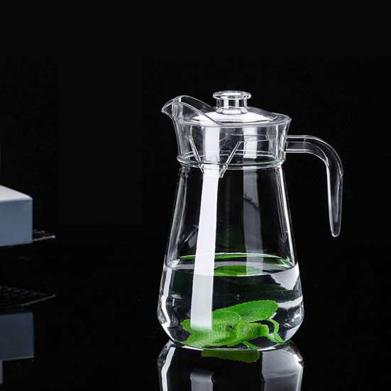 Cold Beverage Pitcher with Spout Spill-Proof Lid Large Capacity Water Jug for Ice Tea Lemonade Juice Outdoor Water Dispenser for Parties Home Office