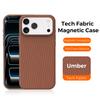 Original Techwoven Fabric Phone Case for IPhone 17 Air 16 15 14 13 12 11 Pro Max for MagSafe Magnetic Soft Shockproof Back Cover