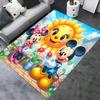 1pcOffice Carpet, Desk Mat, Gift for Home Decor, Mickey Mouse and Minnie Mouse Garden Scene Rug, Perfect for Room Flooring