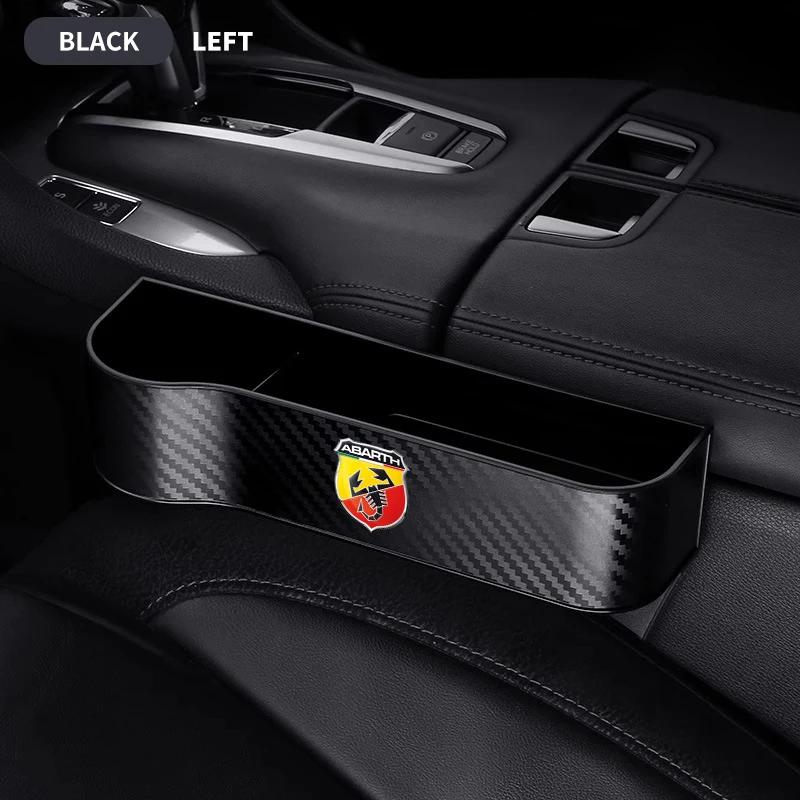 1/2PCS Car Seat Gap Water Cup Holder Universal Crevice Side Storage Box For Abarth Punto 124 125 500 Fiat Viaggio Car Accessory