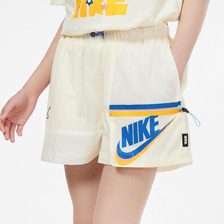 New Nike Women's Nsw Icon Clash Short Off White DJ5376-111